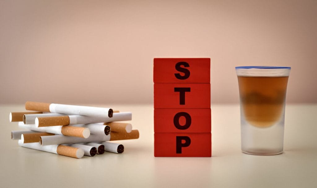 stop cigarettes & alcohol